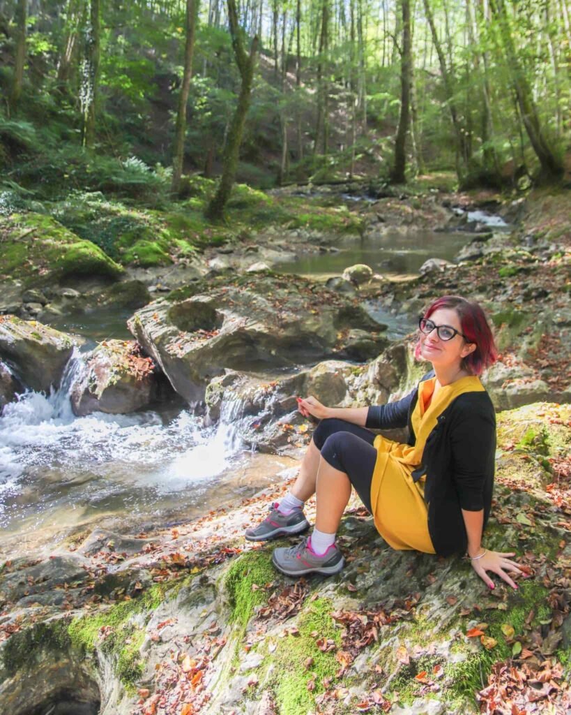 passeggiata nel Bosco Magnano, nel comune di San Severino Lucano