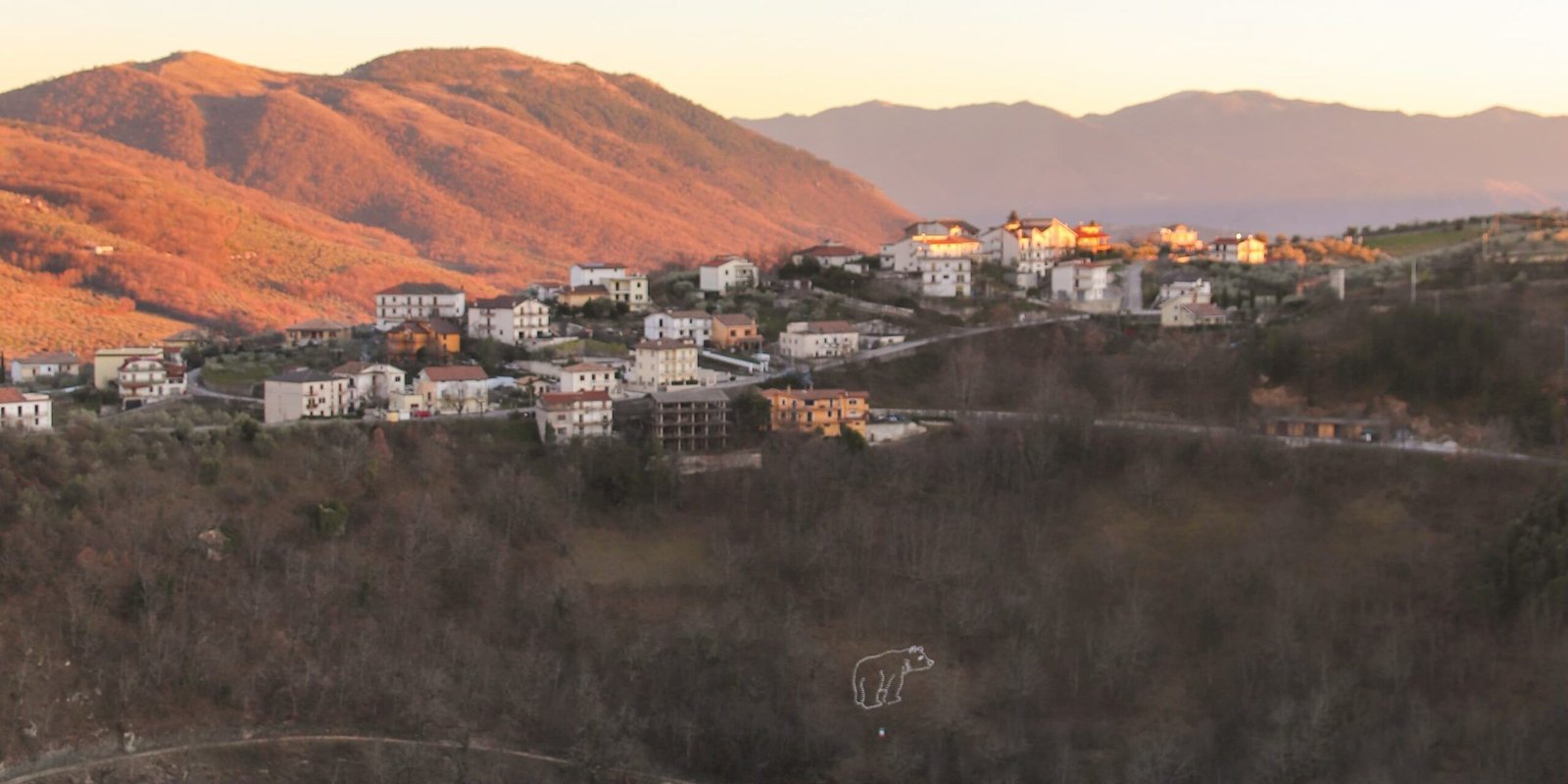 Vista dalla torre del paese