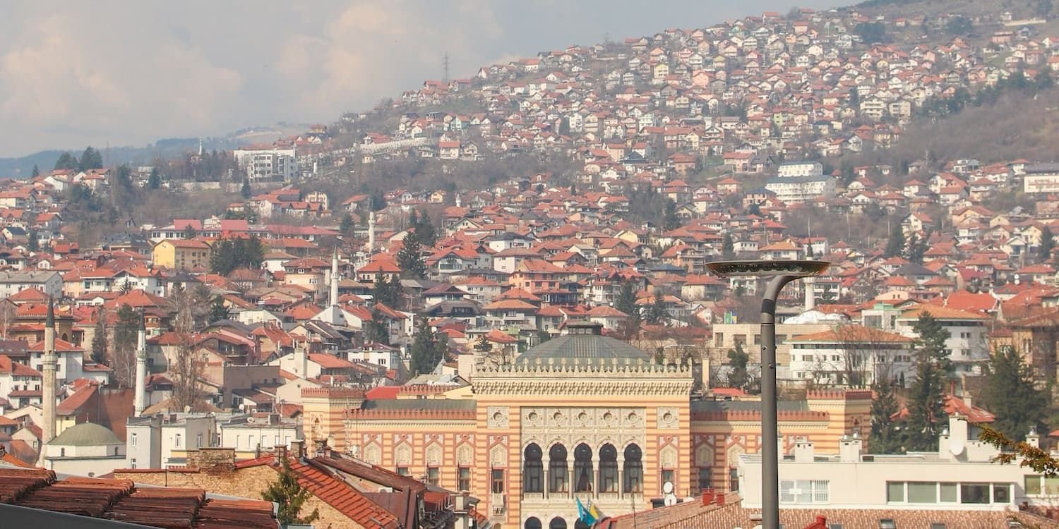 Sarajevo vista dall'alto