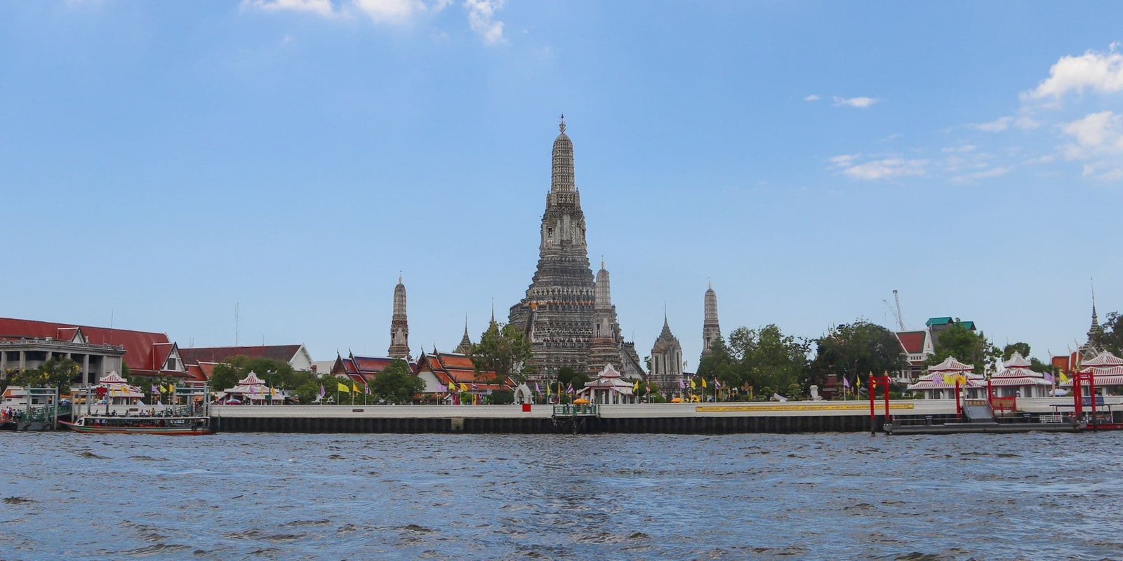 vista da Bangkok dal fiume