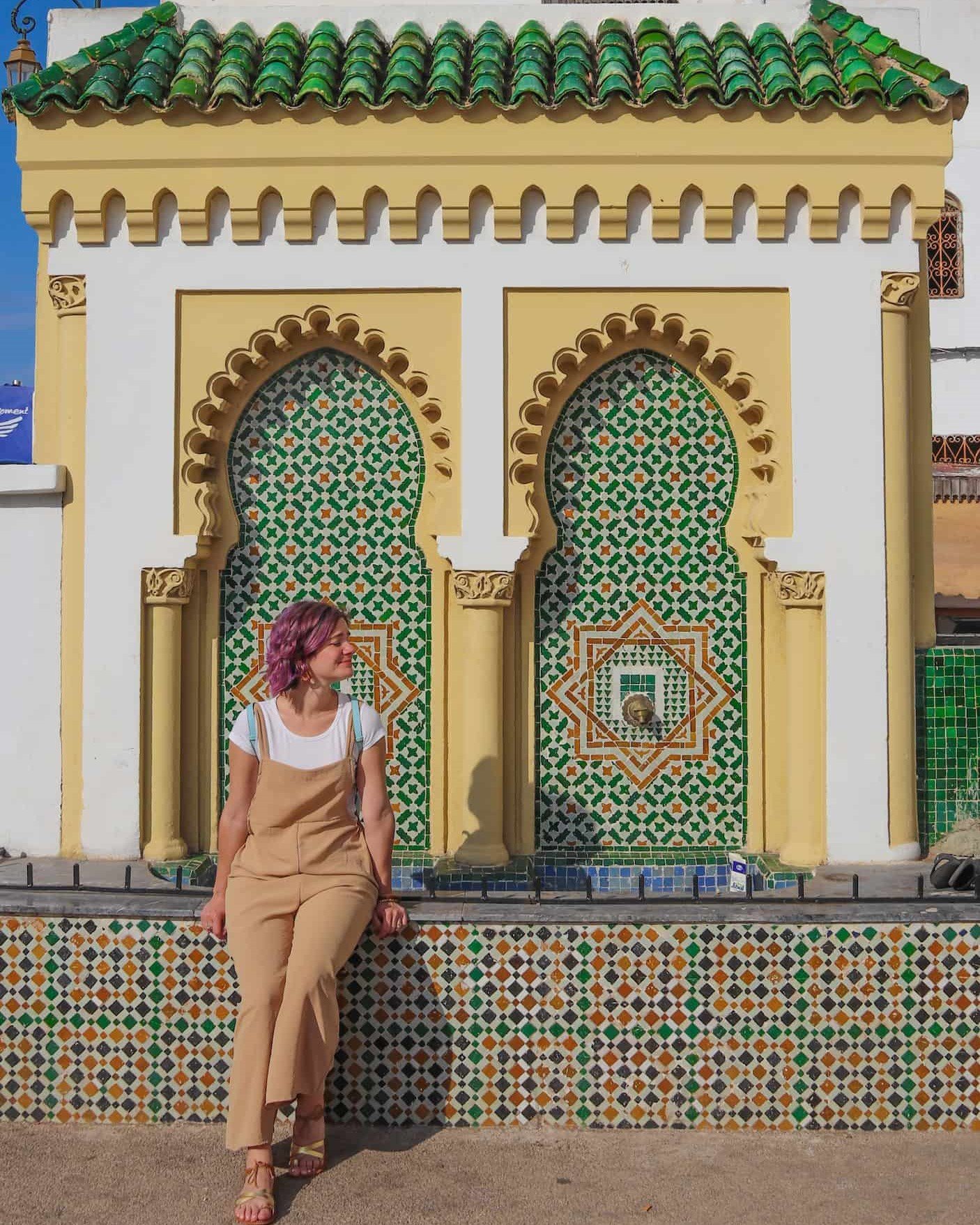 Fontane colorate a Rabat