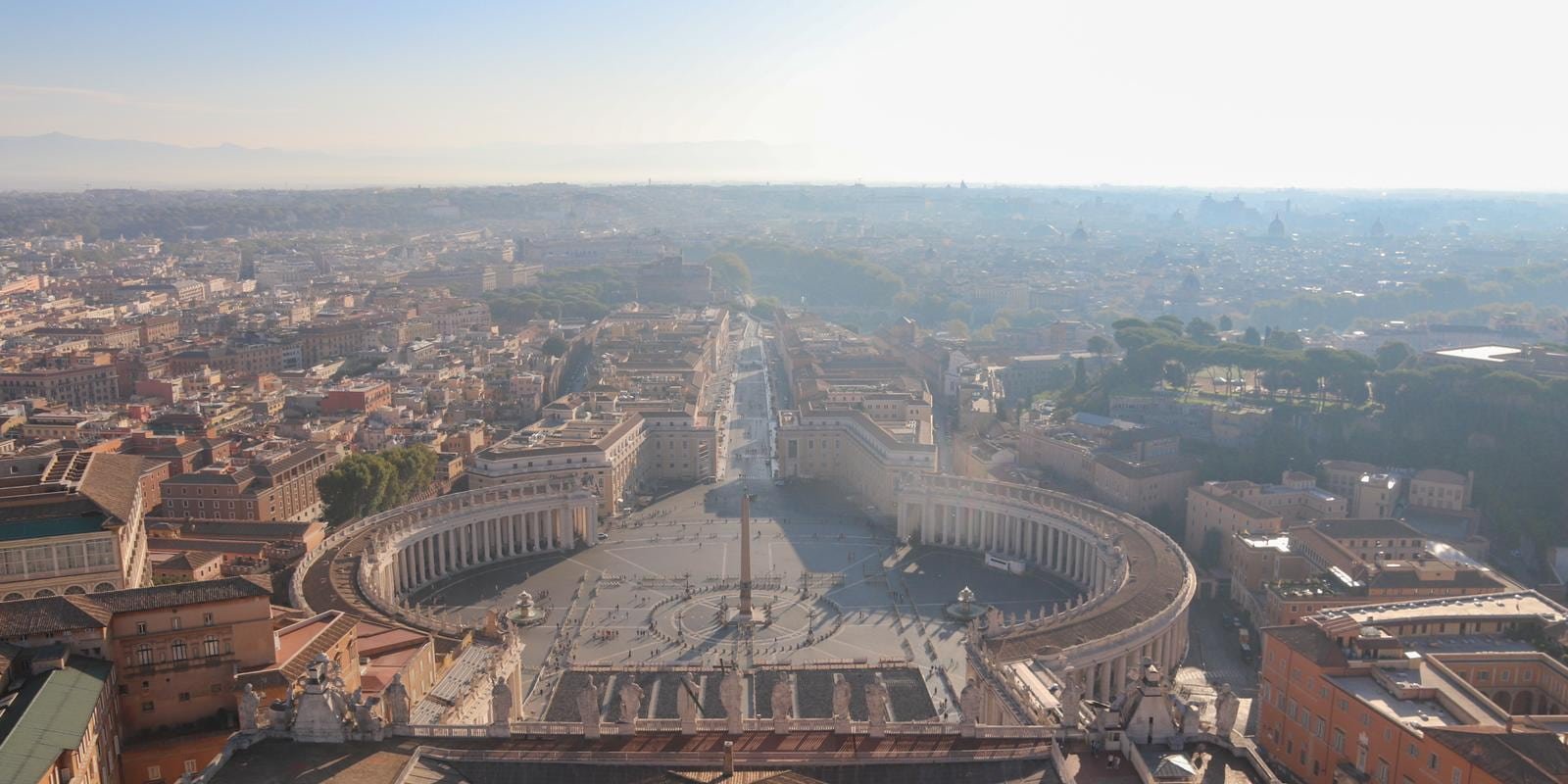 vista dalla cupola di San Pietro, Roma