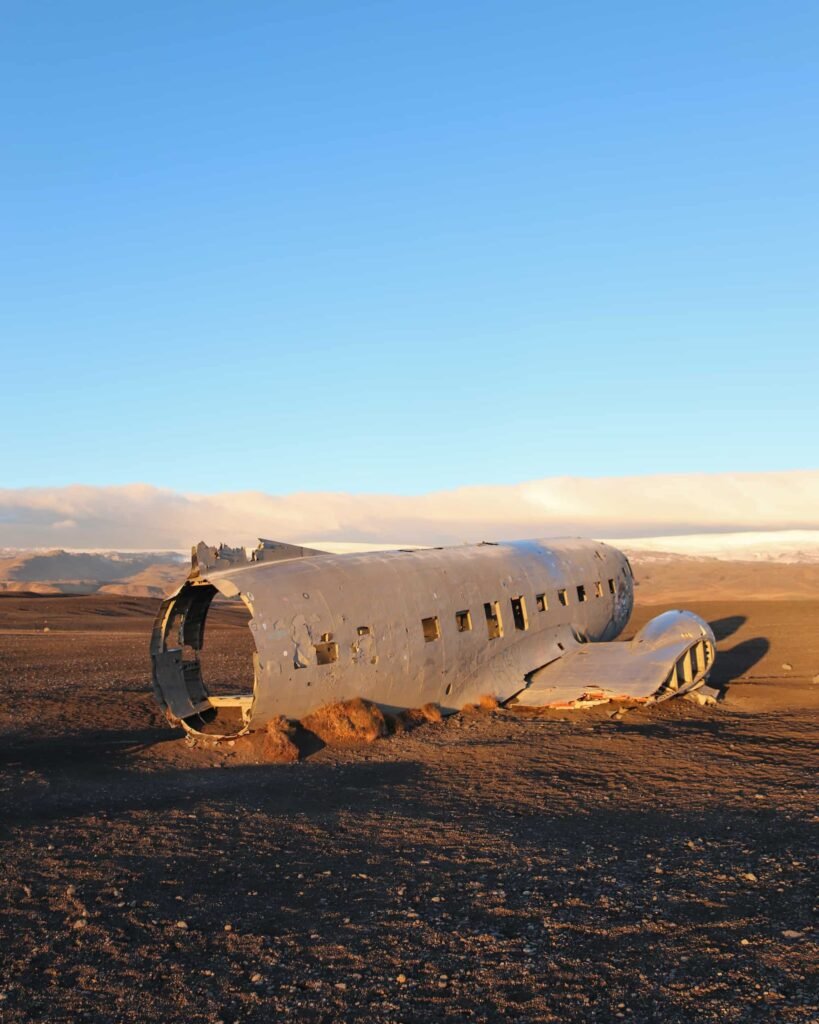 Aereo DC-3 sulla spiaggia di Sólheimasandur