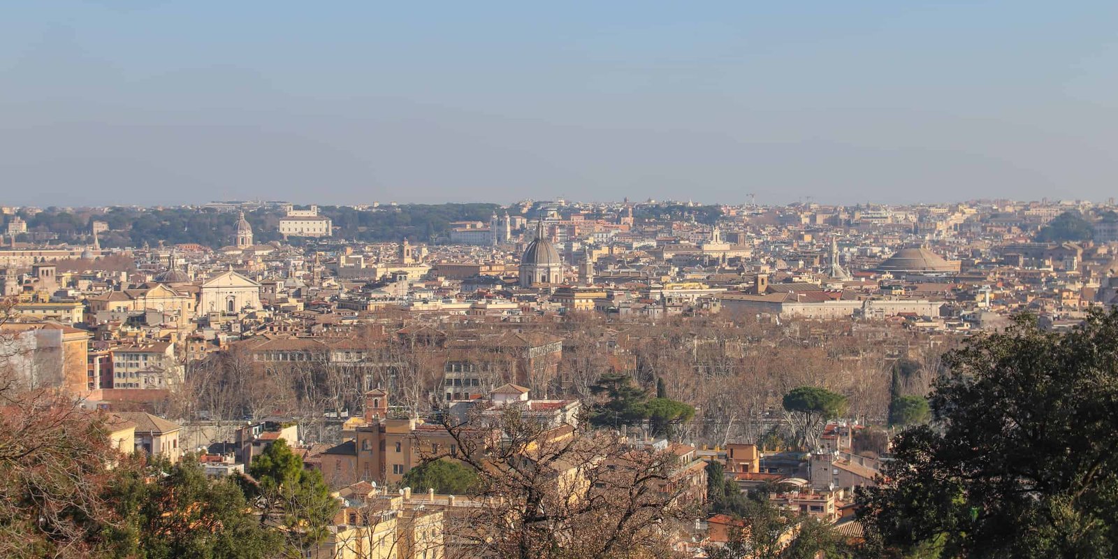 Roma dall'alto del Gianicolo