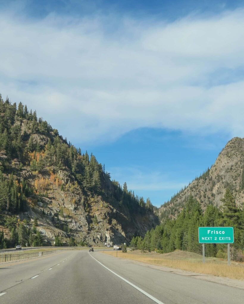 On the road negli Stati Unit, le strade americane in Colorado