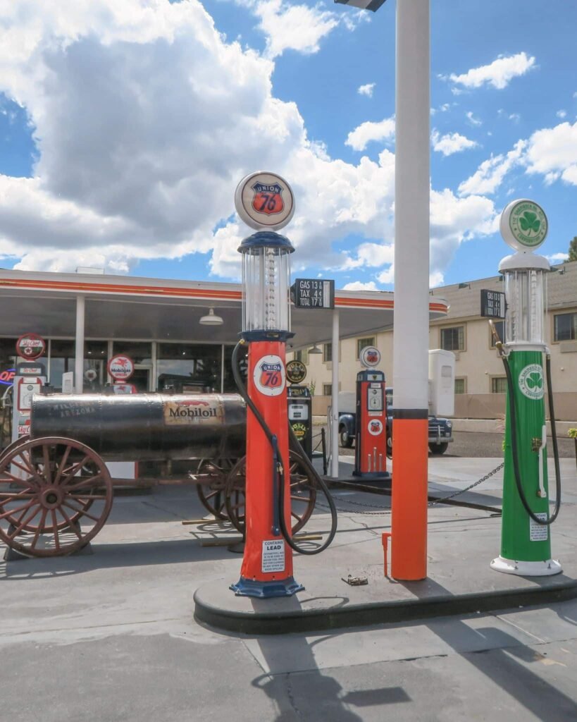 antichi benzinai lungo la Road 66