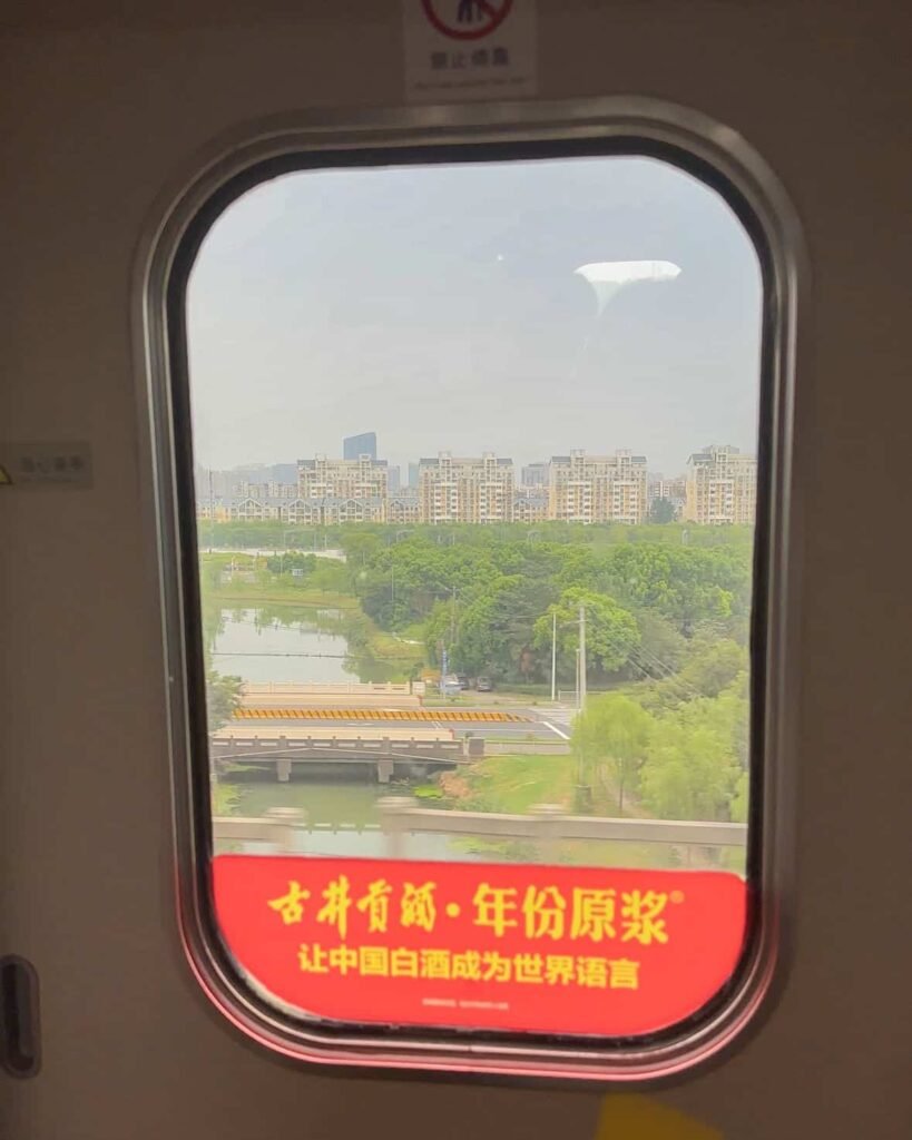 vista dai treni in Cina