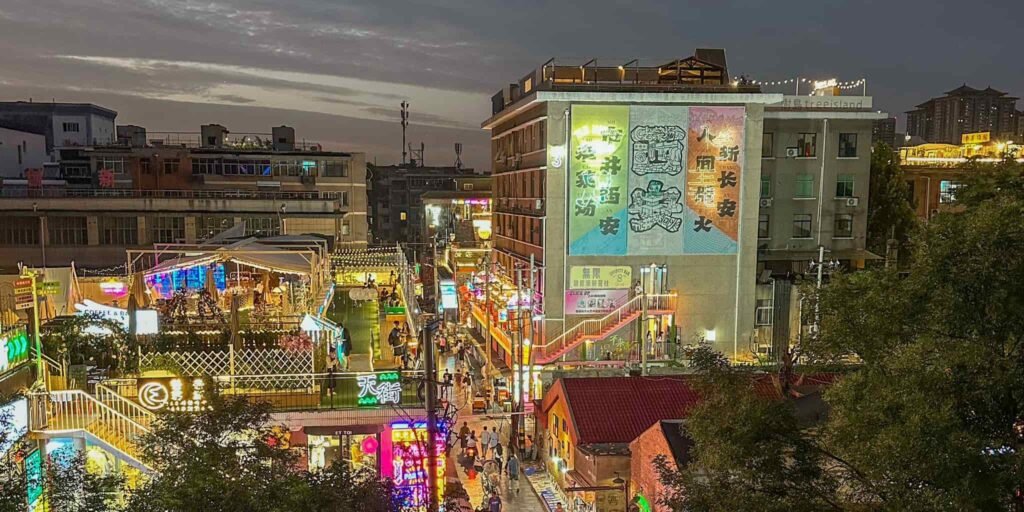La vista dai treni in Cina