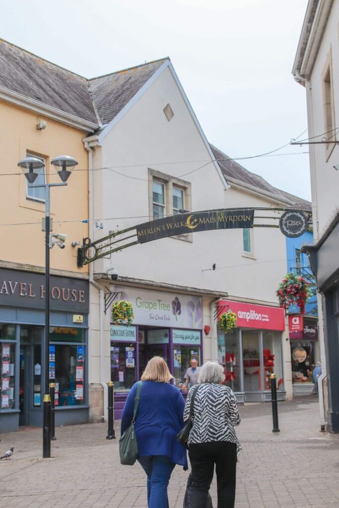 la città di mago Merlino in Galles