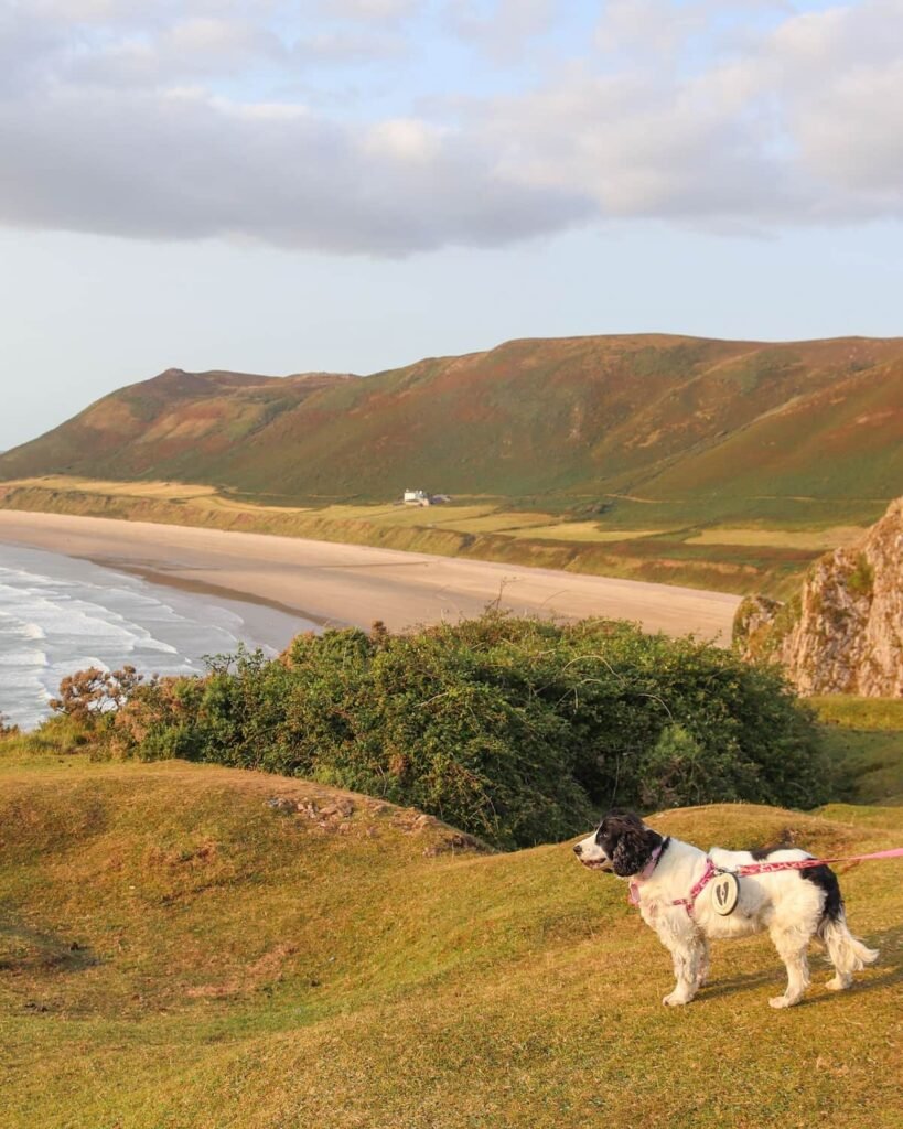 tramonti a Rhossilly Bay, Wales