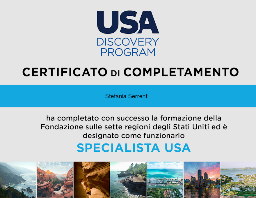 Diploma di USA Specialist