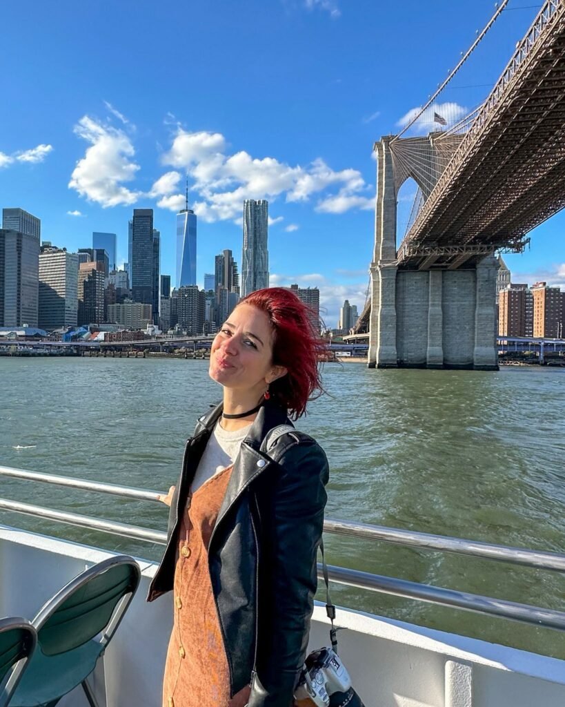 la vista di New York dalla Circle Line Cruises